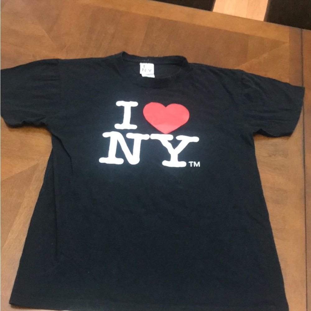 I Love ❤️ NY Black T-Shirt, Mens or Women’s (Unisex) size M